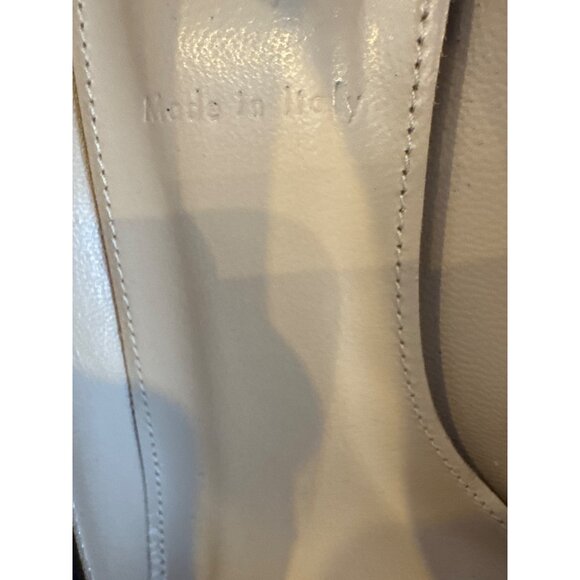 J.Crew Dulci Calf Hair Kitten Heels 7 Made in Italy Black White Pointed Toe - Picture 7 of 12